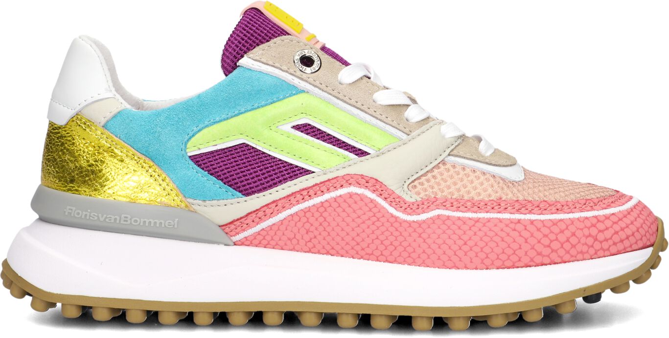 Floris van Bommel Lage Sneakers Dames Sfm-10128, Maat: 40, Materiaal: Textiel