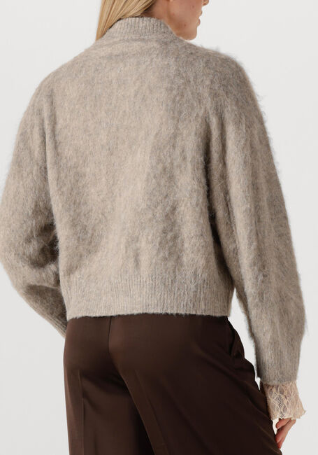 Taupe STUDIO AR Trui HARPER BRUSHED KNIT - large