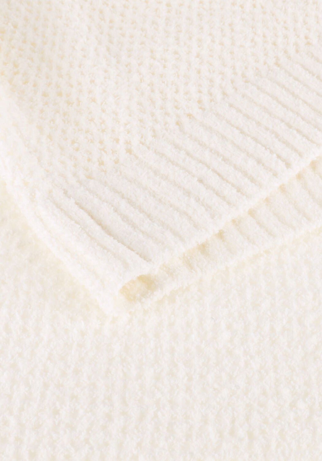 Witte DANTE6 Top YOKO AJOUR KNITTED SWEATER - large