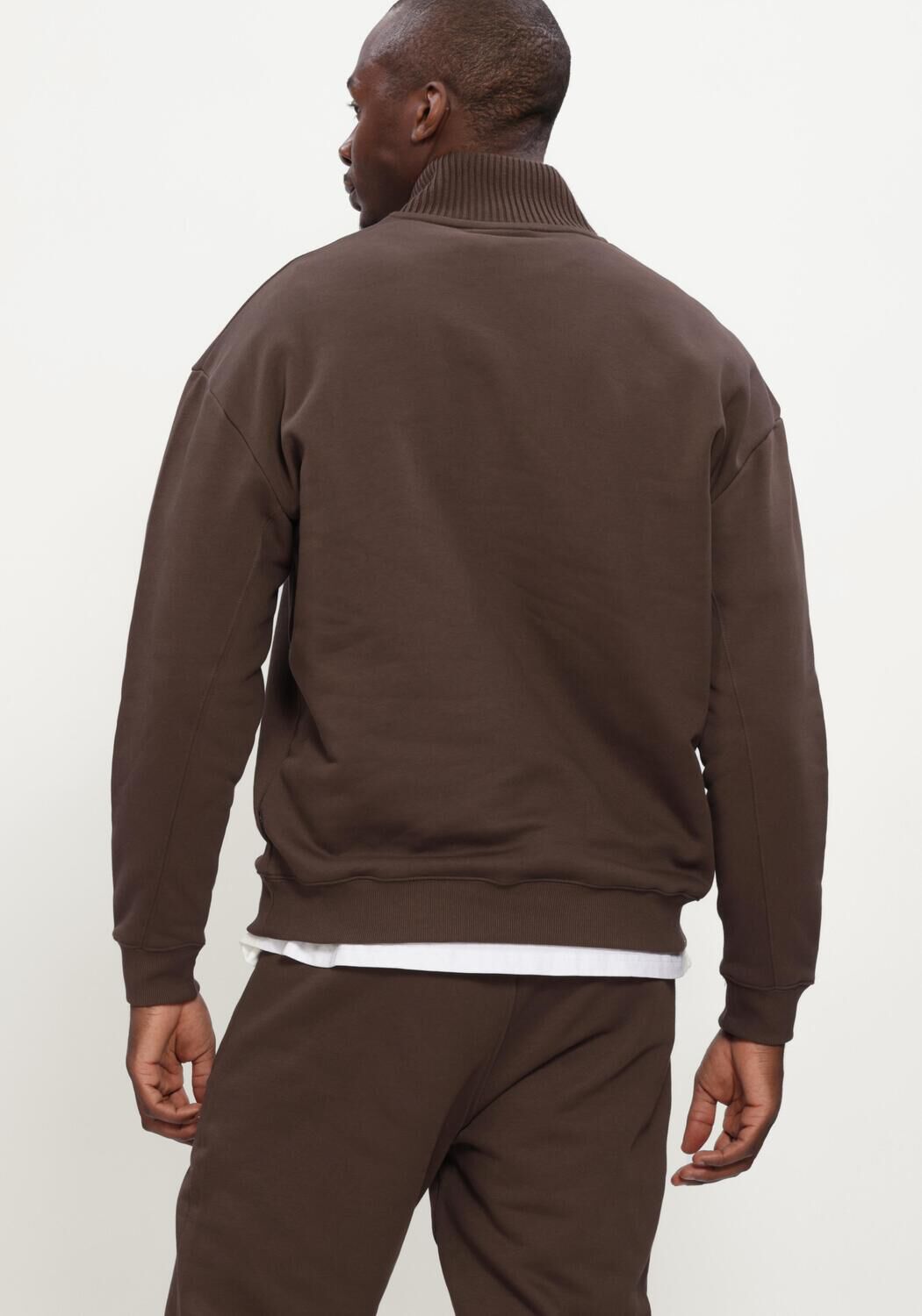Bruine GENTI Sweater HALF ZIP SWEAT - large