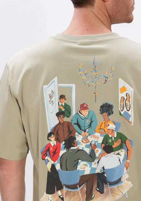 Beige FILLING PIECES T-shirt T-SHIRT SUPPER - large