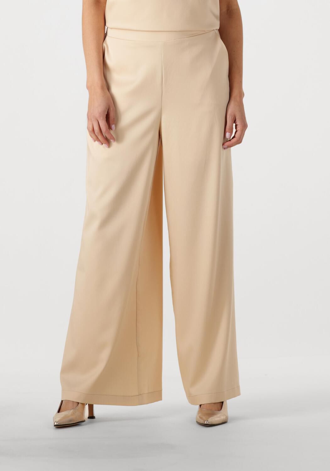 Aimee the Label Pantalon Dames Riley2, Maat: L, Kleur: Beige