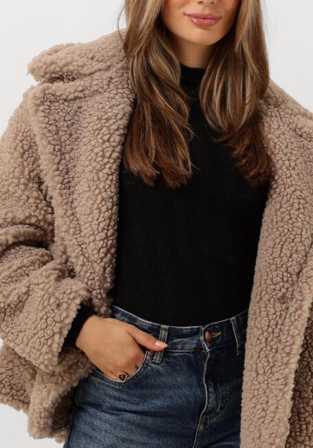 Zand UGG Teddy jas GERTRUDE SHORT TEDDY COAT - large
