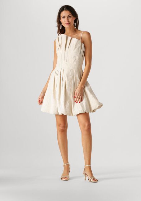 Beige COPENHAGEN MUSE Mini jurk BRINDA DRESS - large