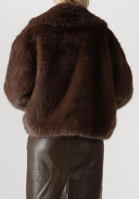 Bruine ALTER EGO Faux fur jas NOVI - large