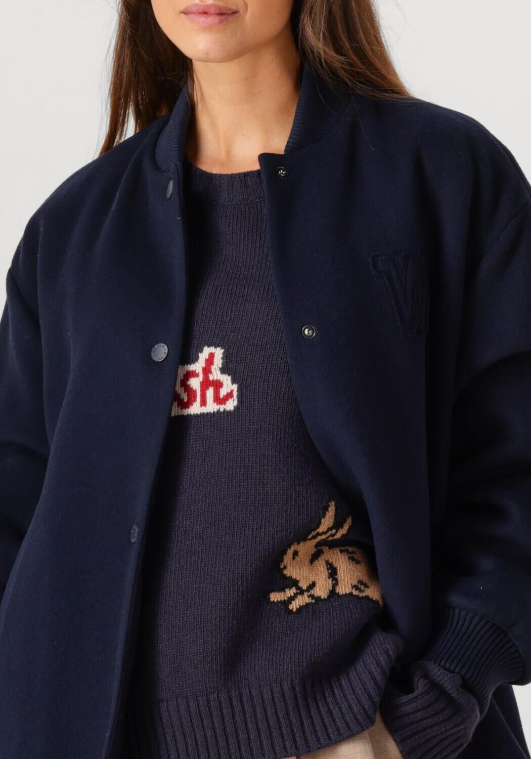 Donkerblauwe MAX MARA Jack ADORNI - large