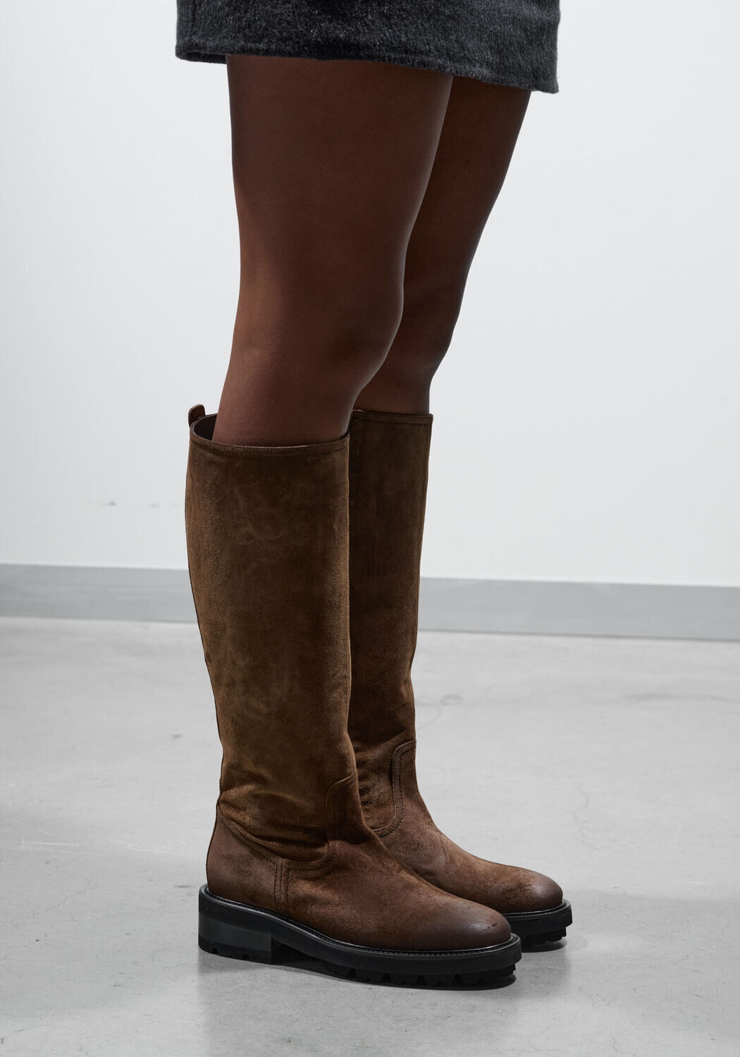 Bruine STEFANO LAURAN Hoge laarzen 446-18 - large