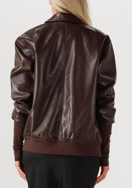 Bruine ANINE BING Leren jas KELANIE JACKET - large