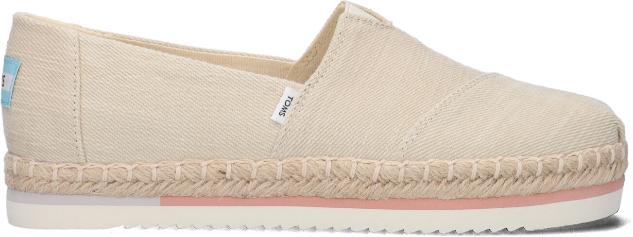 Toms Espadrilles
Dames Alpargata Platform Rope, Maat: 41, Materiaal: Canvas, Kleur: Beige