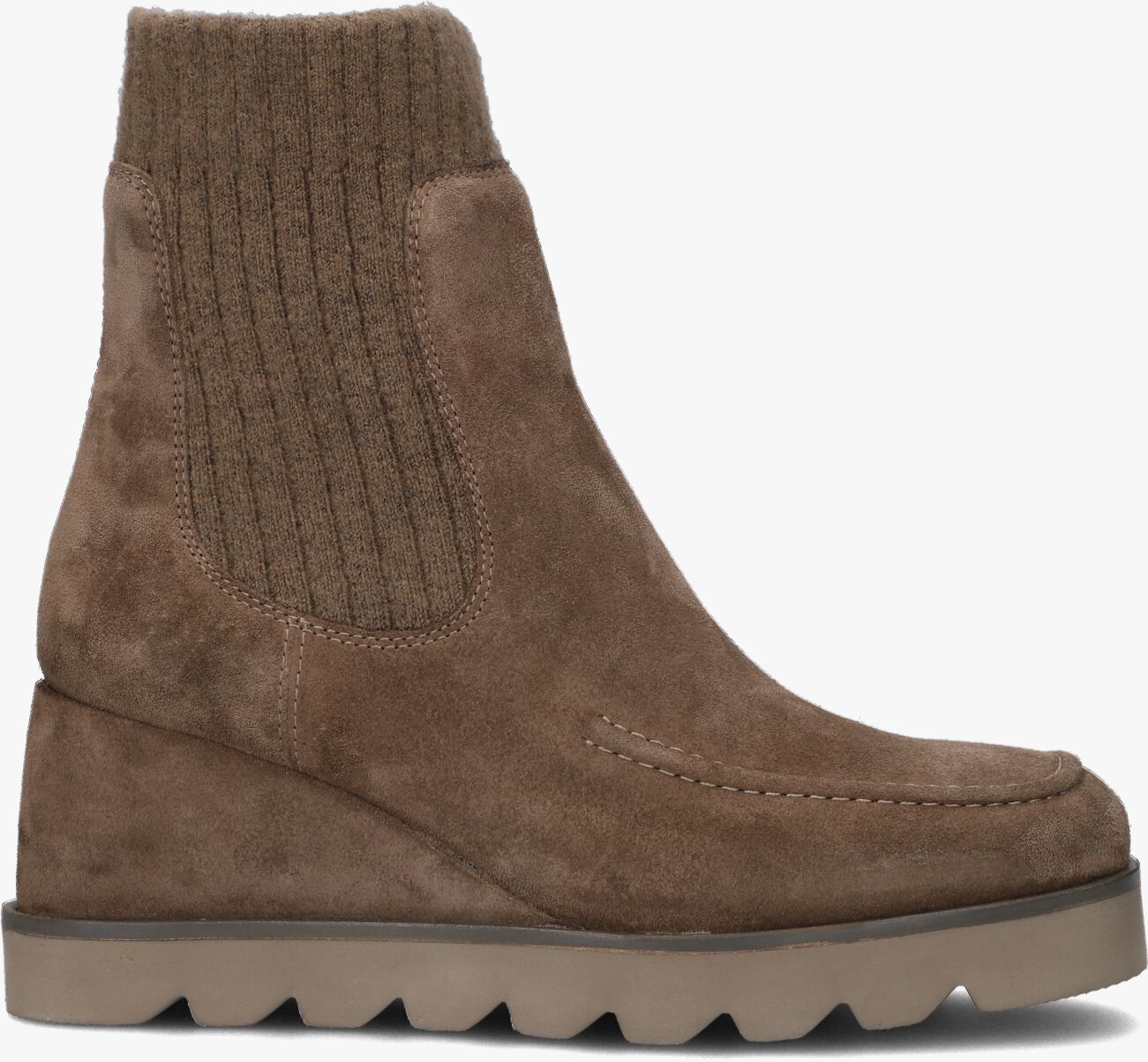 Taupe UNISA Enkellaarsjes LEYSA | Assem