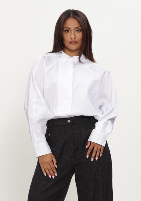 Witte MARGAUX LONNBERG Casual overhemd LIZ CHIMESE - large