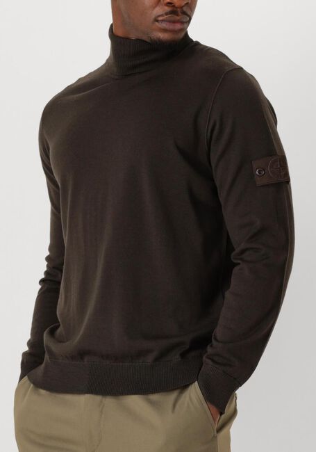 Bruine STONE ISLAND Trui T NECK - large