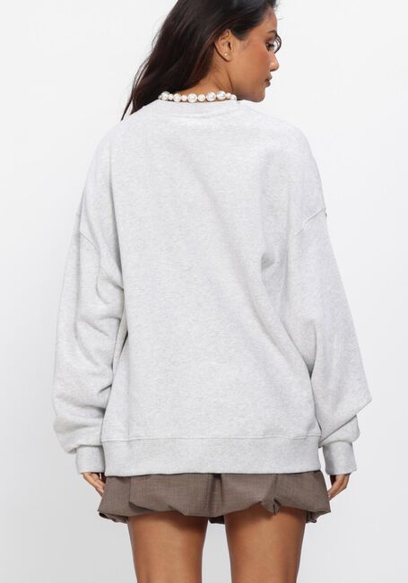 Lichtgrijze ROTATE Sweater HEAVY SWEAT CREWNECK - large