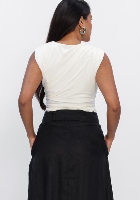 Ecru ROSEMUNDE Top BILLIE SL DRAPE TOP - large