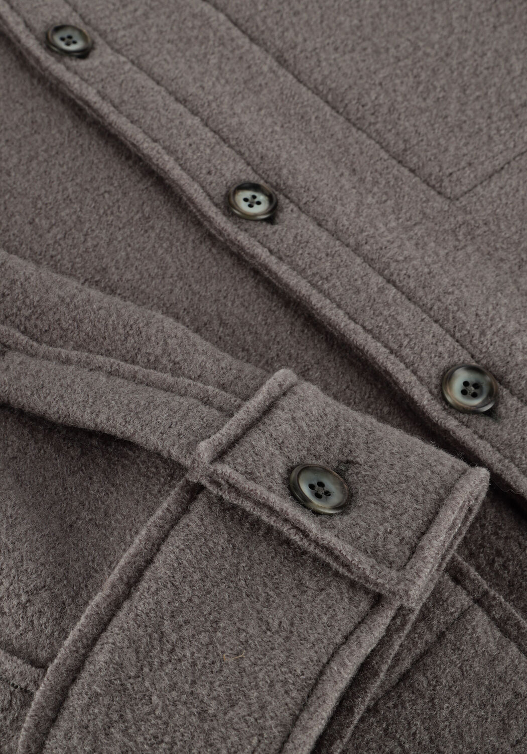 Taupe XACUS Overshirt OVERSHIRT - large