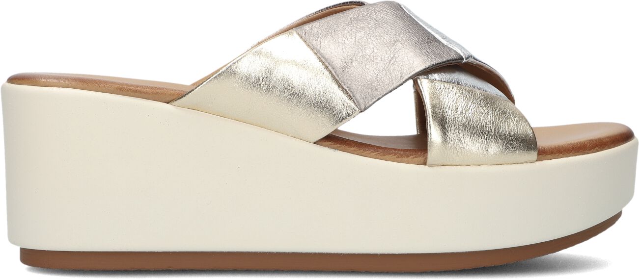 Lina Locchi Slippers
Dames 123120, Maat: 39, Materiaal: Leer, Kleur: Goud