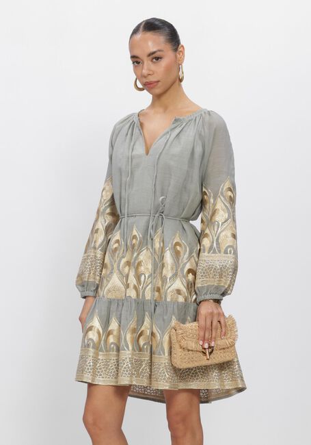 Grijze GREEK ARCHAIC KORI Mini jurk S26K-4033173 - large