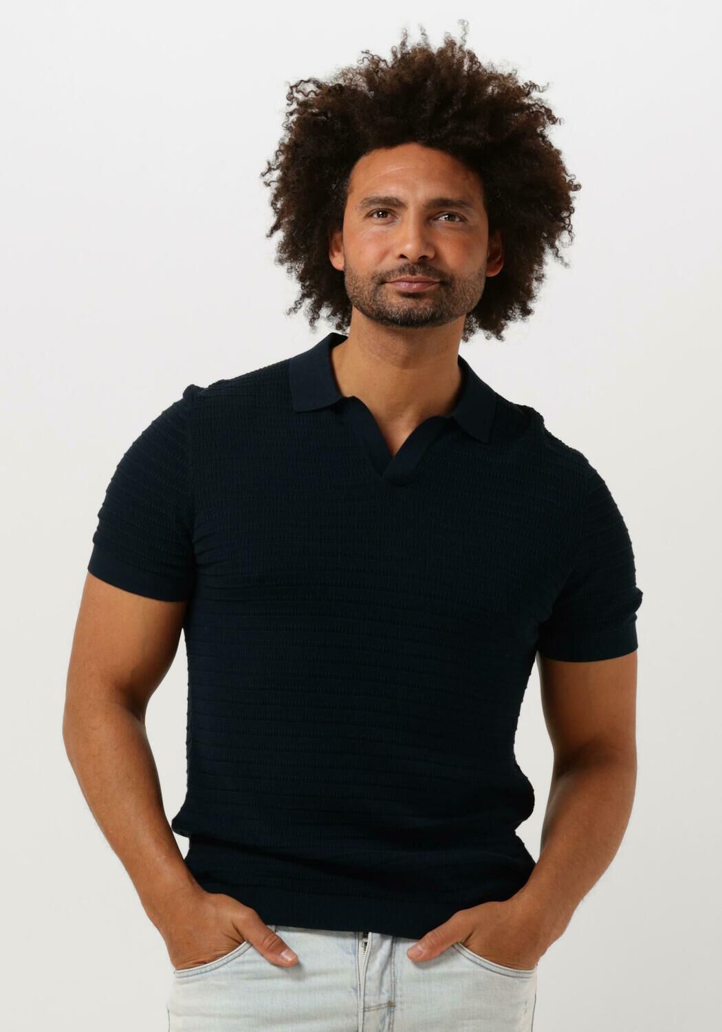 Drykorn Polo Heren Braian, Maat: XL, Kleur: Donkerblauw
