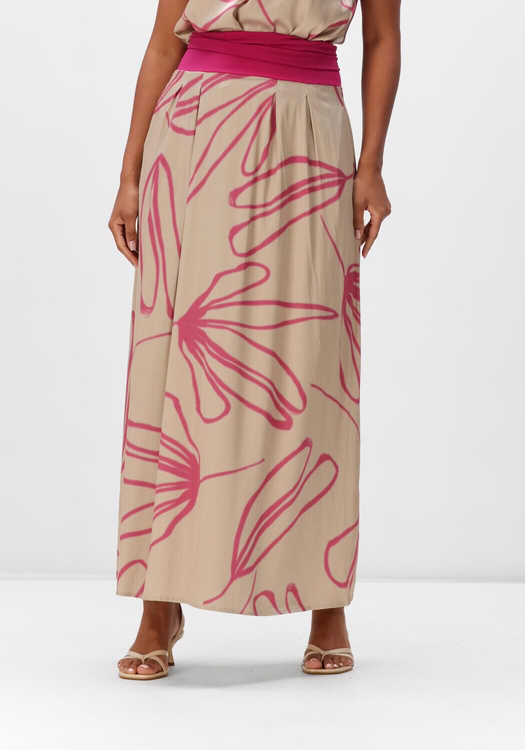Japan Tky Maxirok Dames Kana Dessin, Maat: S, Kleur: Beige afbeelding 1