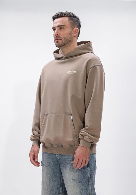 Taupe REPRESENT Sweater REPRESENT OWNERS CLUB HOODIE - large