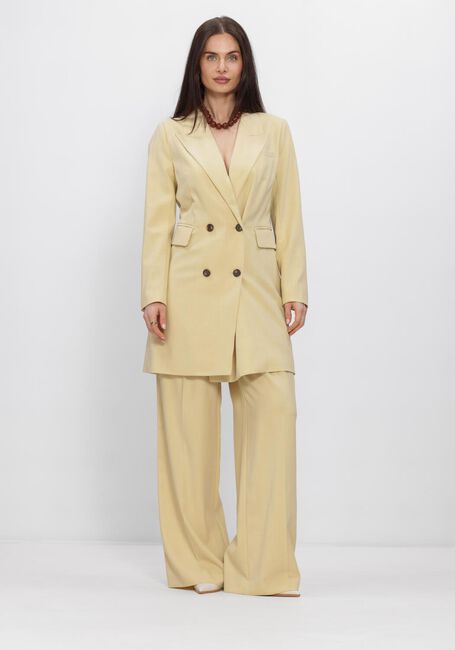 Butter yellow CO'COUTURE Wijde broek NILANCC PLEAT LLPANT - large