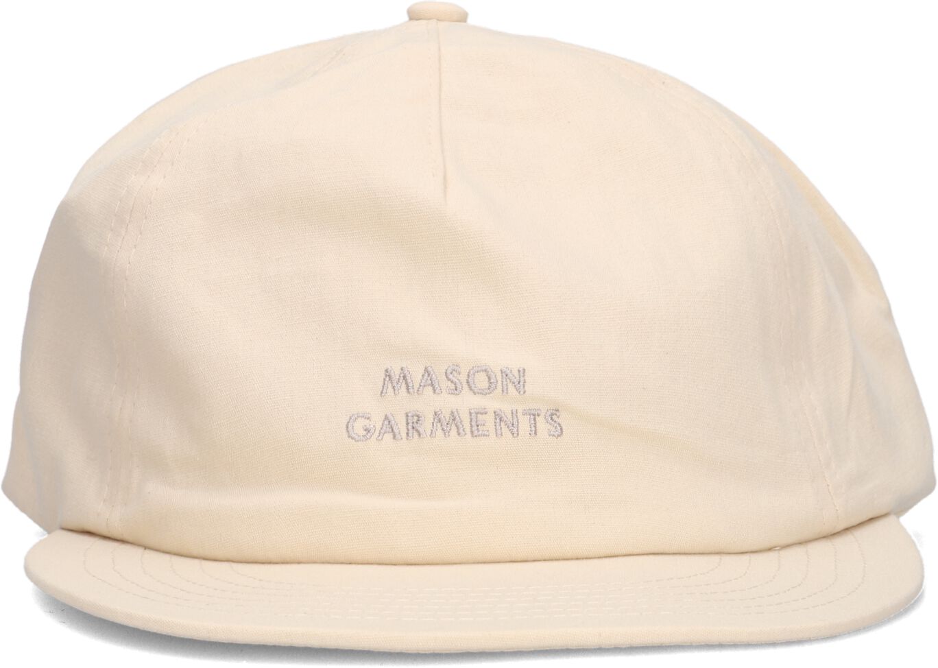 Mason Garments Pet
Heren Cap Cotone, Materiaal: Katoen, Kleur: Creme afbeelding 1
