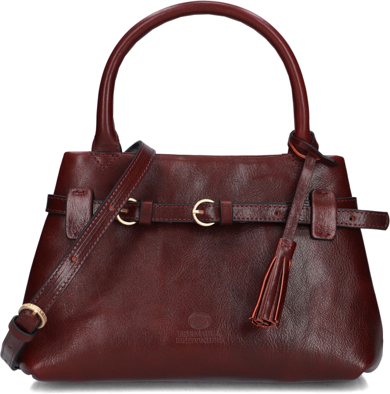 Fred De La Bretoniere Fred de la Bretoniere Handtas Dames Mae Mini Handbag, Materiaal: Leer, Kleur: Bordeaux