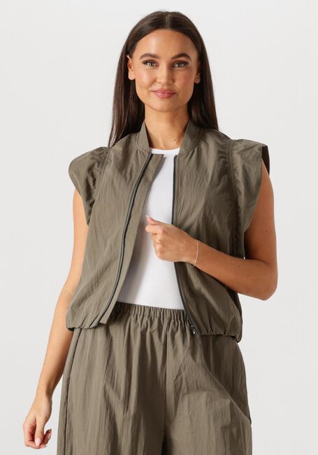 Khaki CO'COUTURE Gilet ACASIACC WAISTCOAT - large