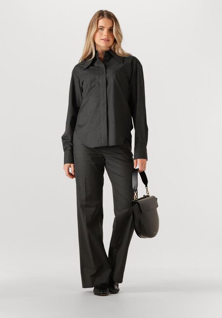 Donkergrijze HERSKIND Pantalon JACK LOW WAIST PANTS - large