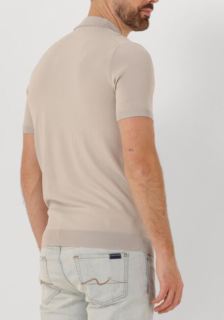 Beige GENTI T-shirt POLO BUTTON SS K2046-1260 - large
