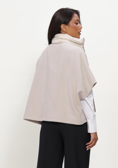 Creme LUISA CERANO Jack OUTDOORCAPE AUS WOLL-MIX - large