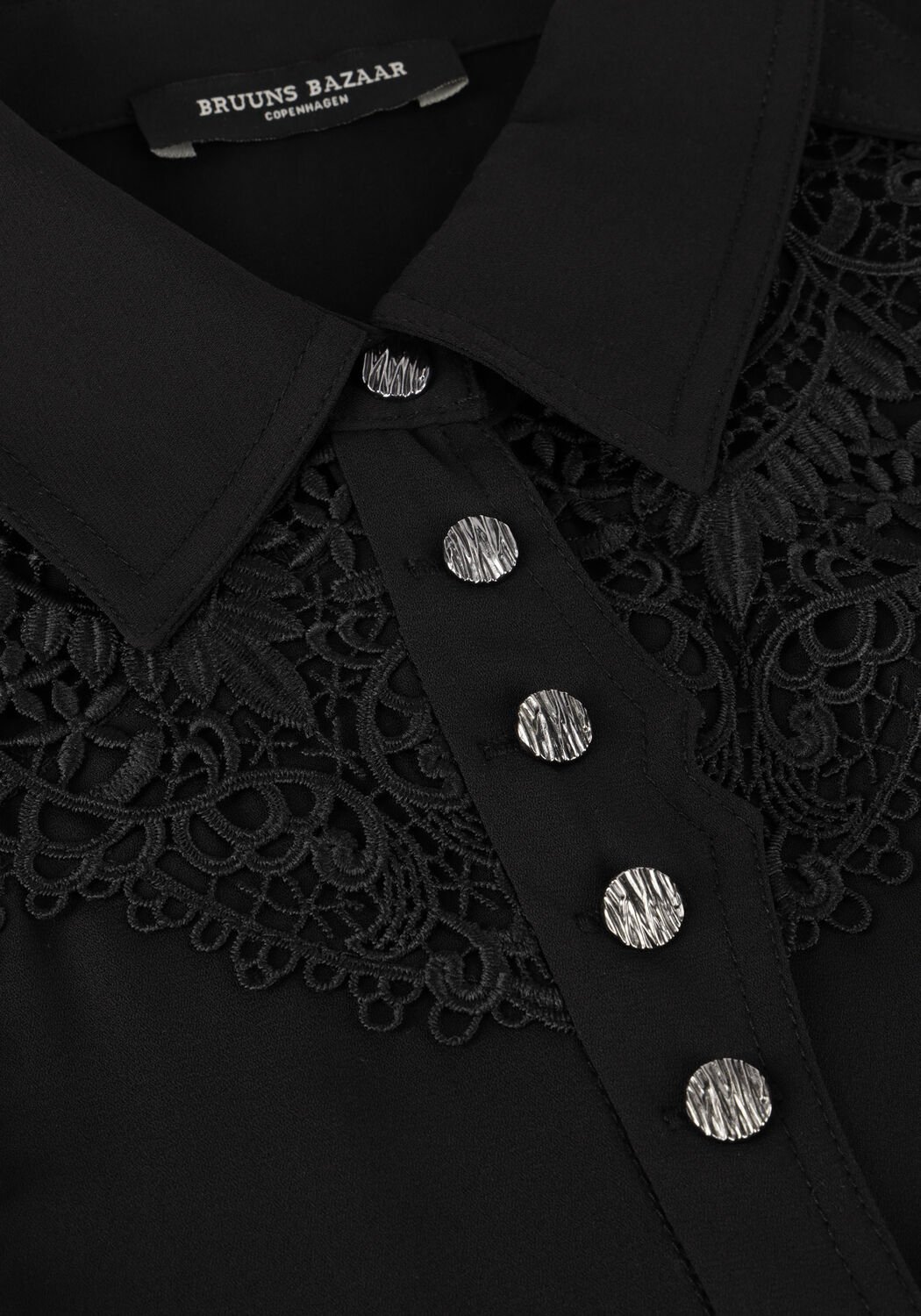 Zwarte BRUUNS BAZAAR Mini jurk VIENA DRESS - large