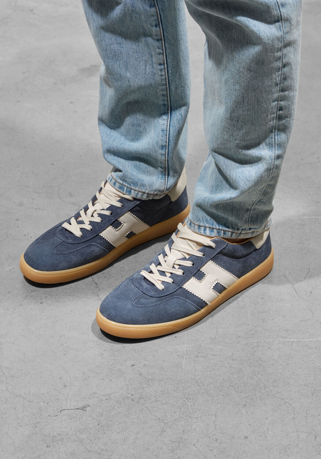 Blauwe HOGAN Lage sneakers COOL ALLACCIATO H - large