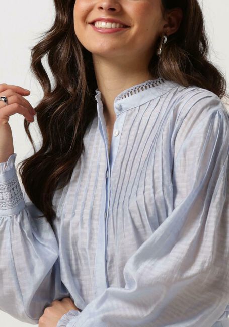 Blauwe AAIKO Blouses CARLITA TEN 614 - large
