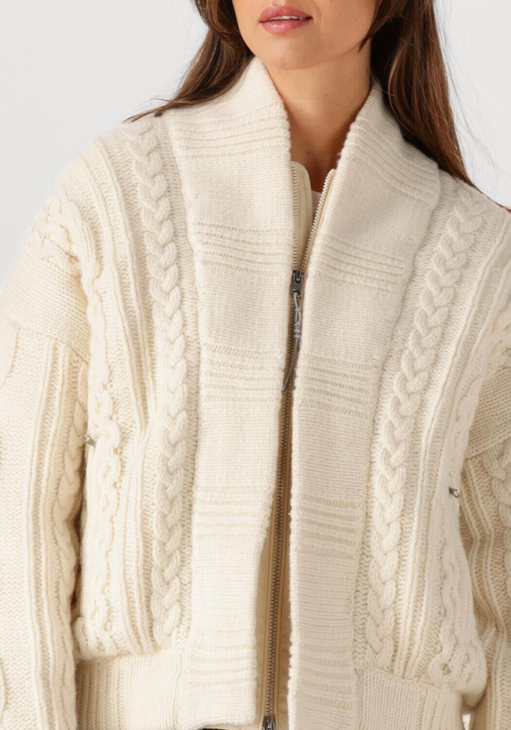 Gebroken wit PARAJUMPERS Trui NEZUKO WOMAN - large