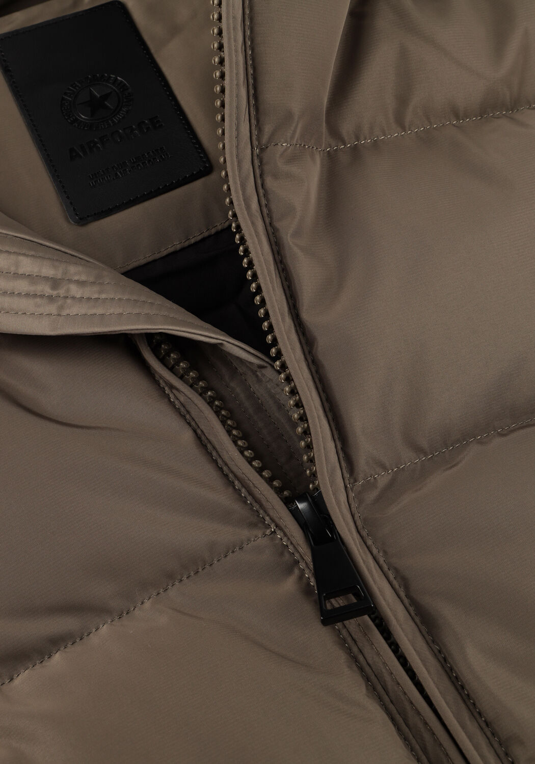 Taupe AIRFORCE Gewatteerde jas GRACE JACKET - large