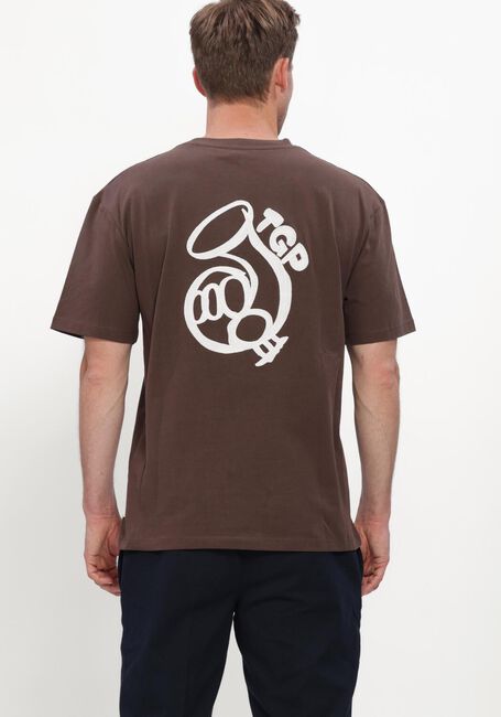 Bruine THE GOODPEOPLE T-shirt TOOK - large