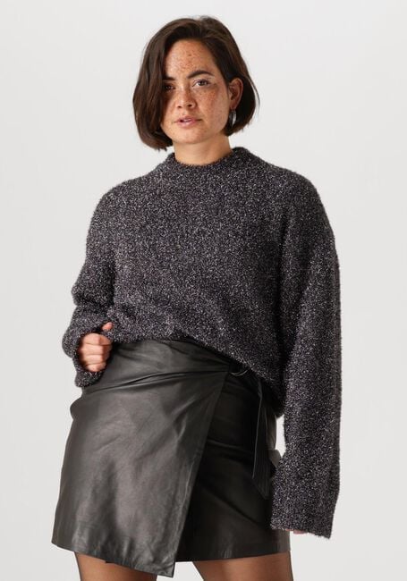 Grijze SECOND FEMALE Trui LAMILLA KNIT O-NECK - large