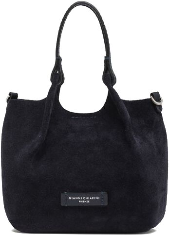 Gianni Chiarini Gianni Chiarini Schoudertas Dames Dua Bs 9798, Materiaal: Suède, Kleur: Donkerblauw