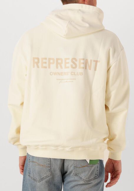 Creme REPRESENT Truien/vesten OWNERS CLUB HOODIE - large
