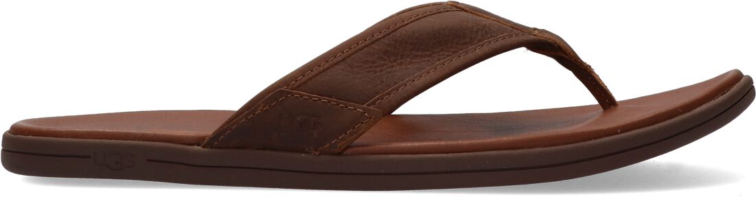 UGG Slippers
Heren M Seaside Flip, Maat: 43, Materiaal: Leer, Kleur: Bruin