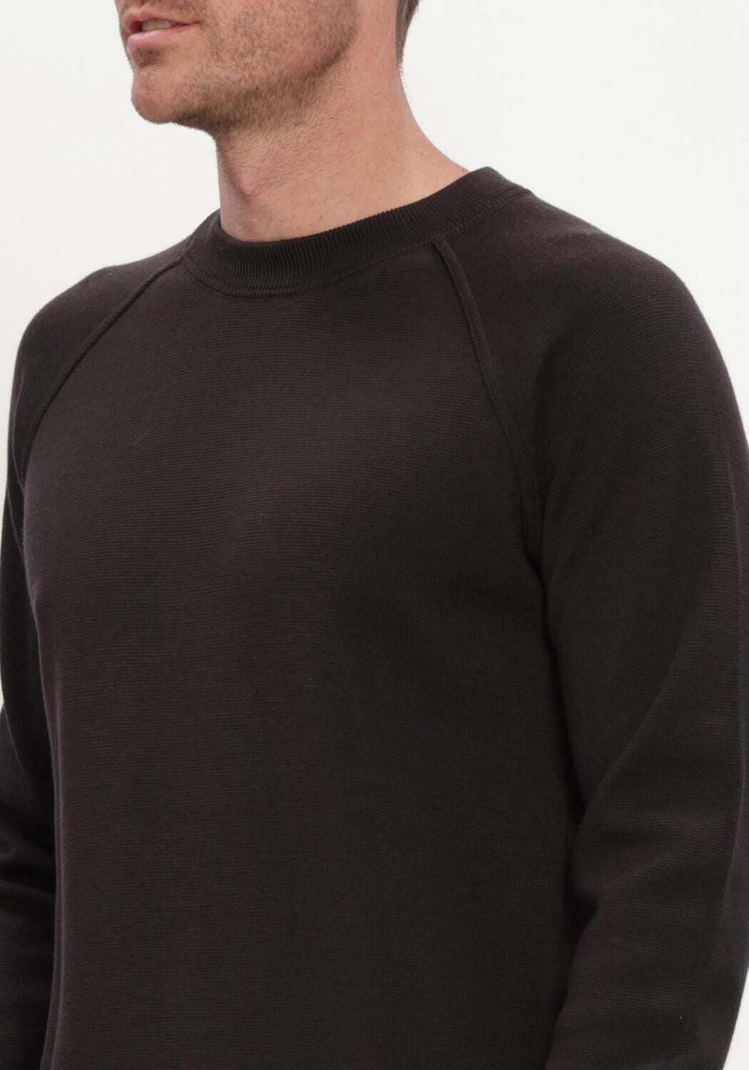 Bruine FILIPPO DE LAURENTIIS Trui G.COLLA M/RAGLAN - large