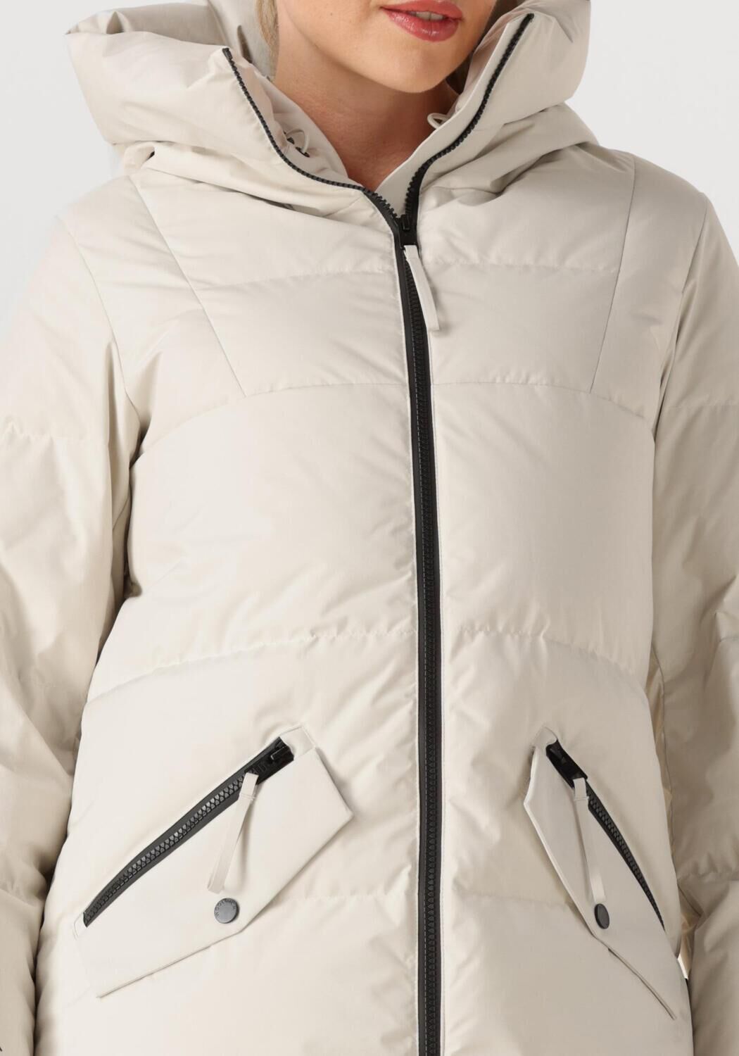 Ecru WOOLRICH Gewatteerde jas GTX COAT - large