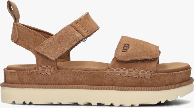 cognac ugg platte sandalen w goldenstar - Main Image