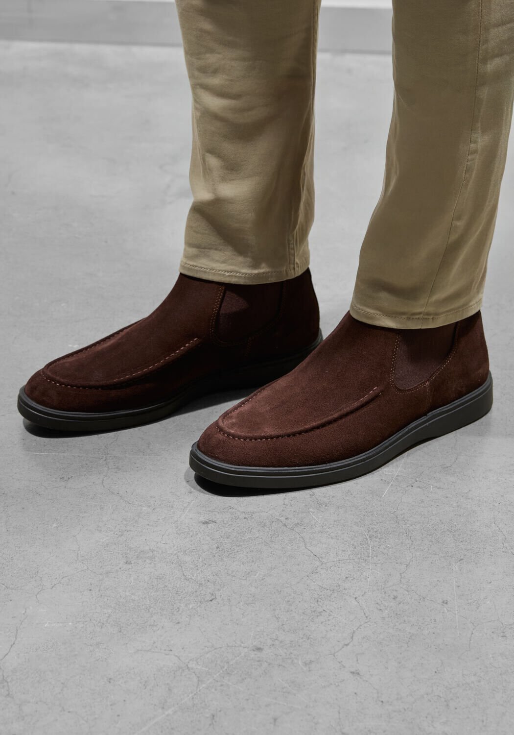 Bruine STEFANO LAURAN Chelsea boots 24859 - medium