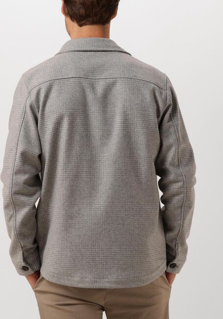 Grijze PROFUOMO Overshirt OVERSHIRT CHECK - large