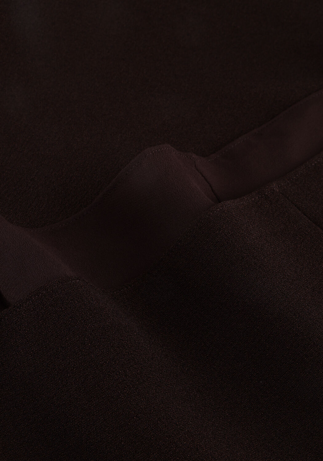 Bruine ROTATE Top TWO LAYER BOXY TOP - large