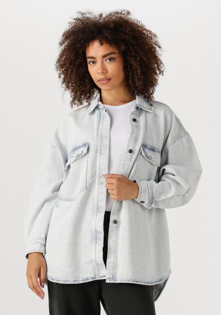 Lichtblauwe AMERICAN VINTAGE Blouses JOYBIRD-B - large