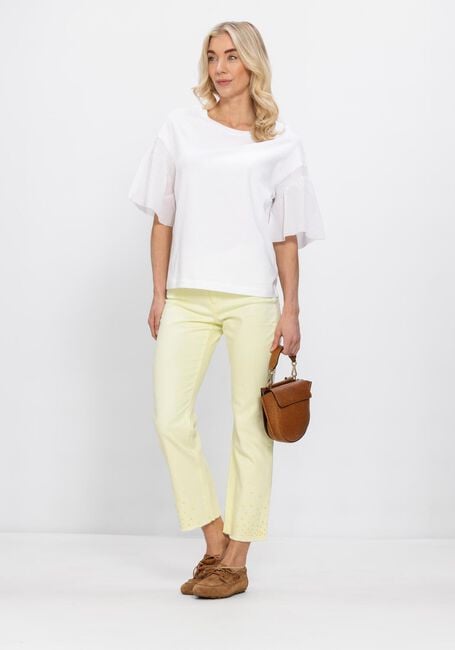 Butter yellow MARC CAIN COLLECTION Flared jeans AC 82.10 D03 - large