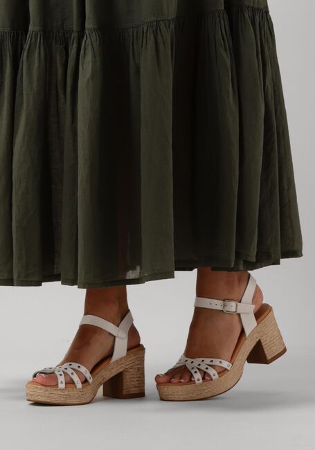 Witte STEFANO LAURAN Sandalen met hak LED SANDAAL MET STUDS TH - large